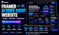 design framer ai automation voice calling agent, lead generation booking website
