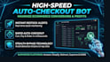 develop an automated ecommerce bot, auto checkout bot and website script