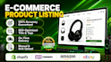 do expert ecommerce product listing and uploading