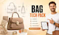 design tech pack handbag, duffle bag, bag design, backpack, tech bag pack
