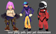 create, rig, animate ps2 psx ps1 low poly 3d characters retro game characters