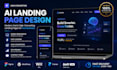 design a high converting ai landing page