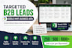 provide targeted b2b leads and google maps business data