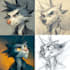 draw furry reference sheet custom fursona character design