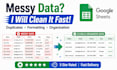 do google sheets data cleaning and formatting