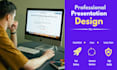 design modern power point presentation in canva