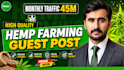 do hemp framing guest post on high da website