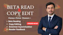 beta read your romance novel with detailed feedback