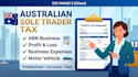 prepare australian sole trader tax return for abn businesses