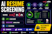 build an ai resume screening and ats checker using n8n