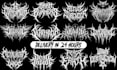create trippy stoner doom psychedelic metal logo design for your