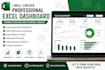 create professional excel dashboards, report and formulas