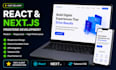 build a professional react frontend with tailwind CSS
