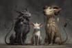 draw fantasy creatures and custom monster illustration