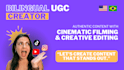 create authentic female ugc video ads