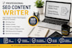 write engaging SEO website copy, blog posts, and professional content