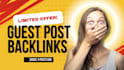 create guest posts for off page SEO