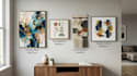 design cool abstract digital wall art