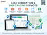 do skip tracing, lead generation, and real estate research