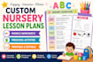 create nursery lesson plans phonics ws and activities