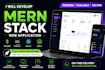 develop full stack web applications using mern, nextjs