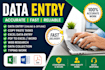 be your data entry operator