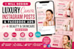 design luxury canva instagram and facebook ads for brands