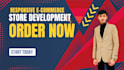 develop a professional responsive ecommerce website