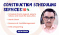do construction scheduling using primavera p6 and ms project