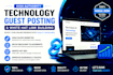 do tech guest post backlink, technology blogs on high da USA tech blogs