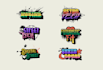 create streetwear y2k grunge logo design