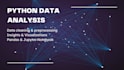 do python data analysis, data cleaning and visualization using pandas
