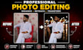do professional photo editing and background removal