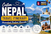 create a personalized nepal travel itinerary