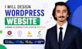 design wordpress website using elementor, divi and bricks