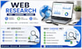 do web research, data collection and internet research