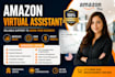 be your personal amazon virtual assistant, amazon account manager