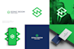 design a modern crypto, cyber security and technology logo
