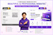 create a responsive HTML CSS website