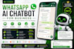 build whatsapp ai chatbot, whatsapp ai agent and langchain automation bot