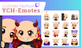 create custom ych emotes