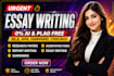 do urgent essay writing, research summary, and proposal