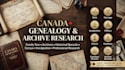 do canada genealogy and archive research