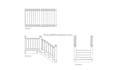 design modern staircase with cad drawings, 3d model and realistic render