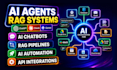 build custom ai agents, ai chatbots and rag systems  for your business
