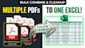 pdf to excel data conversion and data cleaning expert