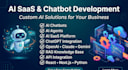 develop saas website, ai chatbot, custom ai agent and gpt web app
