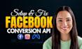 setup and fix meta facebook pixel conversion api with server side tracking