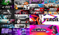 design best twitch banner and logo