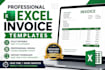 create professional excel invoice templates